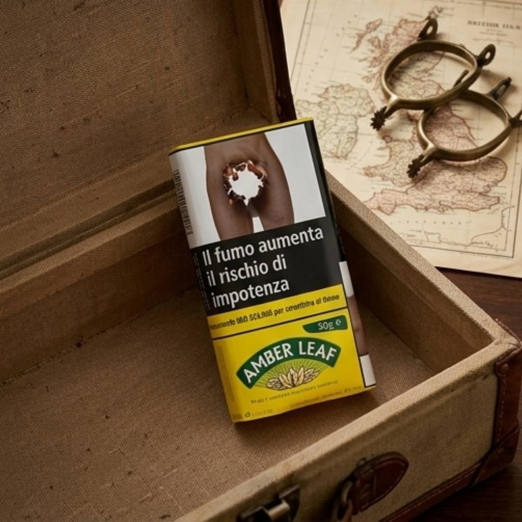 (New Arrive)Amber Leaf Hand Rolling Tobacco (Original)– 50g Pouch