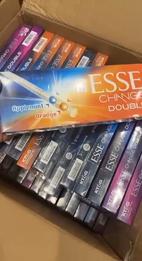 ESSE Change Double Applemint & Orange 20s Cigarettes x 10 Packs /1 Carton
