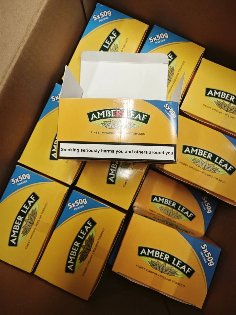 (New Arrive)Amber Leaf Hand Rolling Tobacco (Original)– 50g Pouch