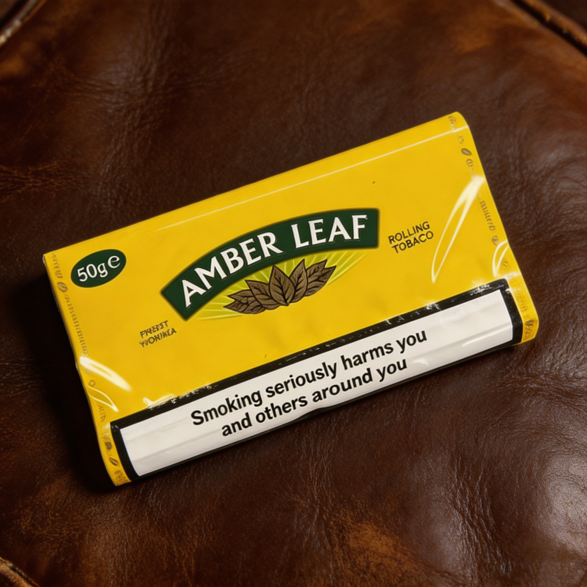 Amber Leaf Hand Rolling Tobacco (Original) – 50g Pouch